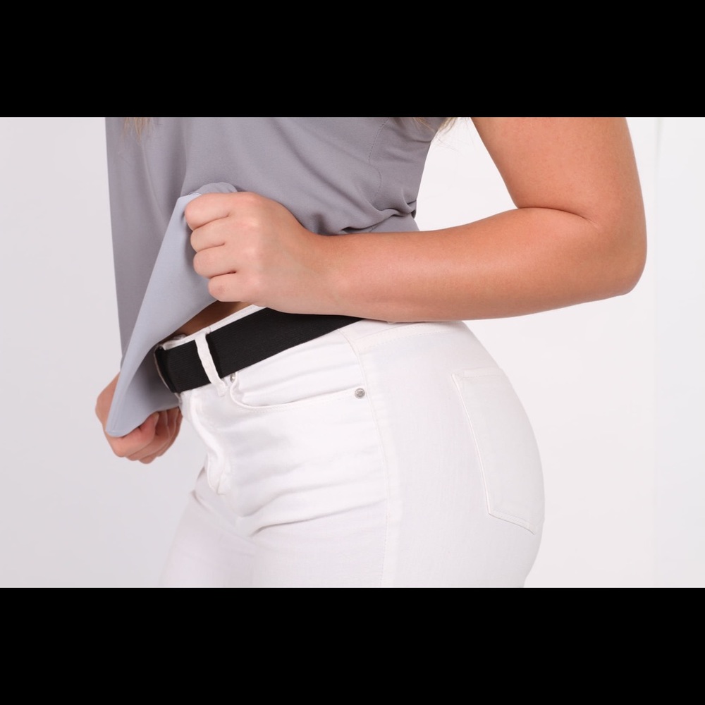 No show belt - All the belt without the buckle